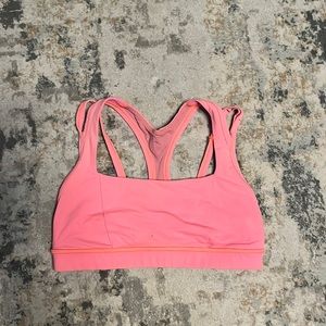 Coral pinkish Lululemon sports bra size 6